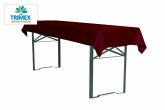 burgundy table cloth for beer sets